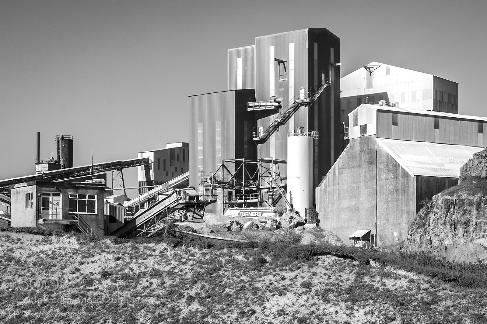 Nikon D200 sample photo. Cement works photography