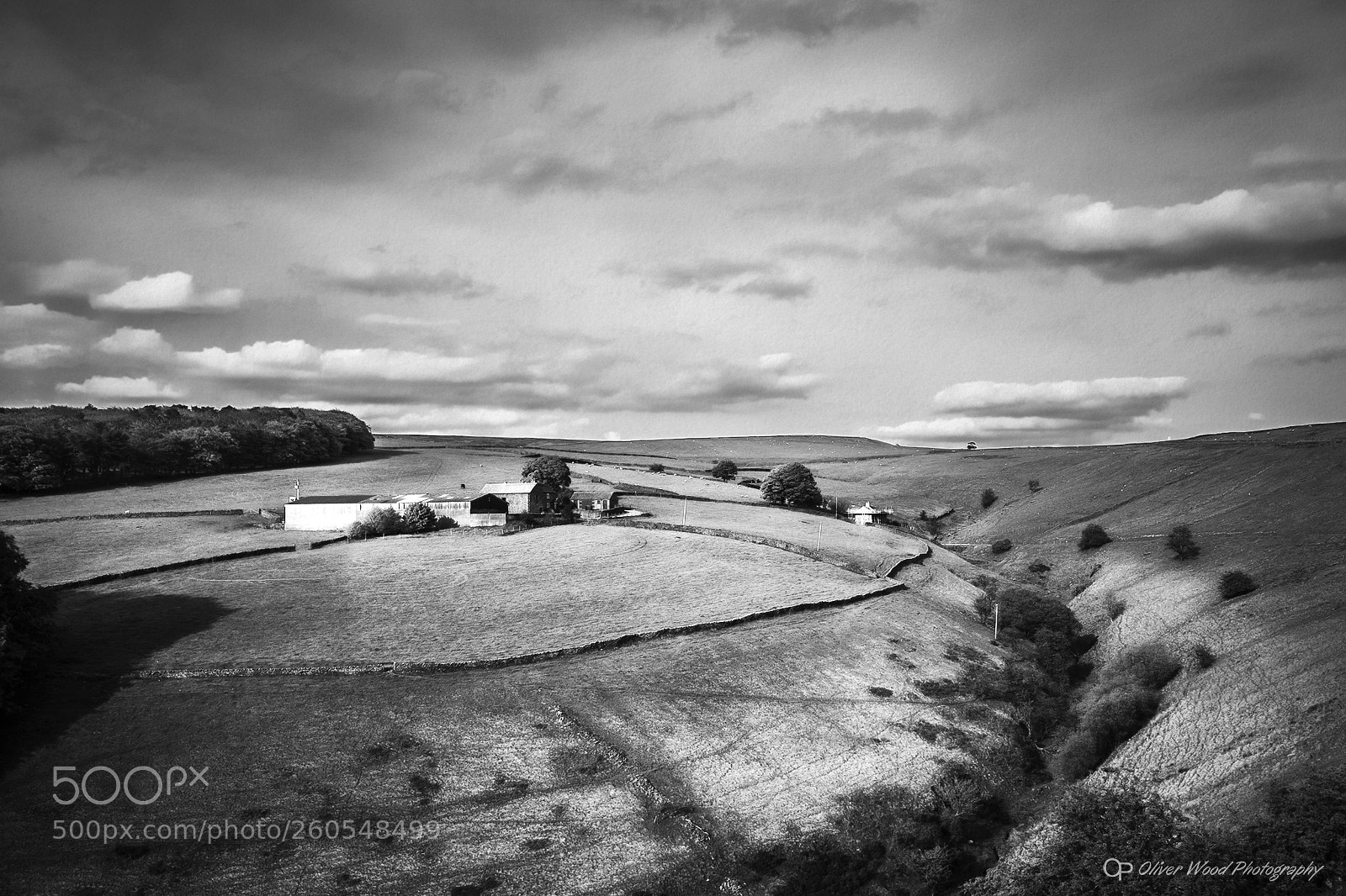 Nikon D200 sample photo. Derbyshire farmstead photography