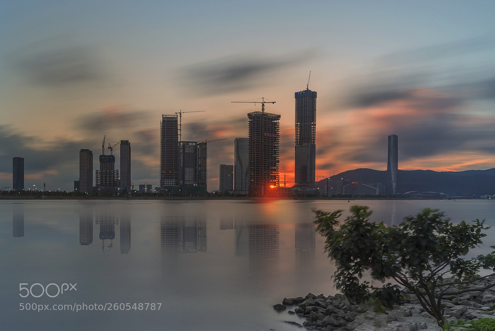 Pentax K-5 sample photo. Zhuhai sunset photography