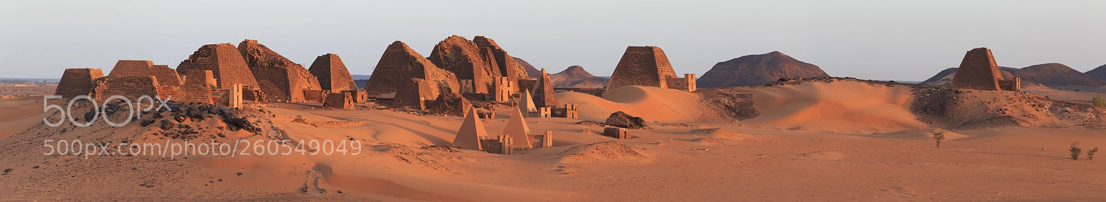 Canon EOS 6D sample photo. Meroe pyramids at sunrise photography
