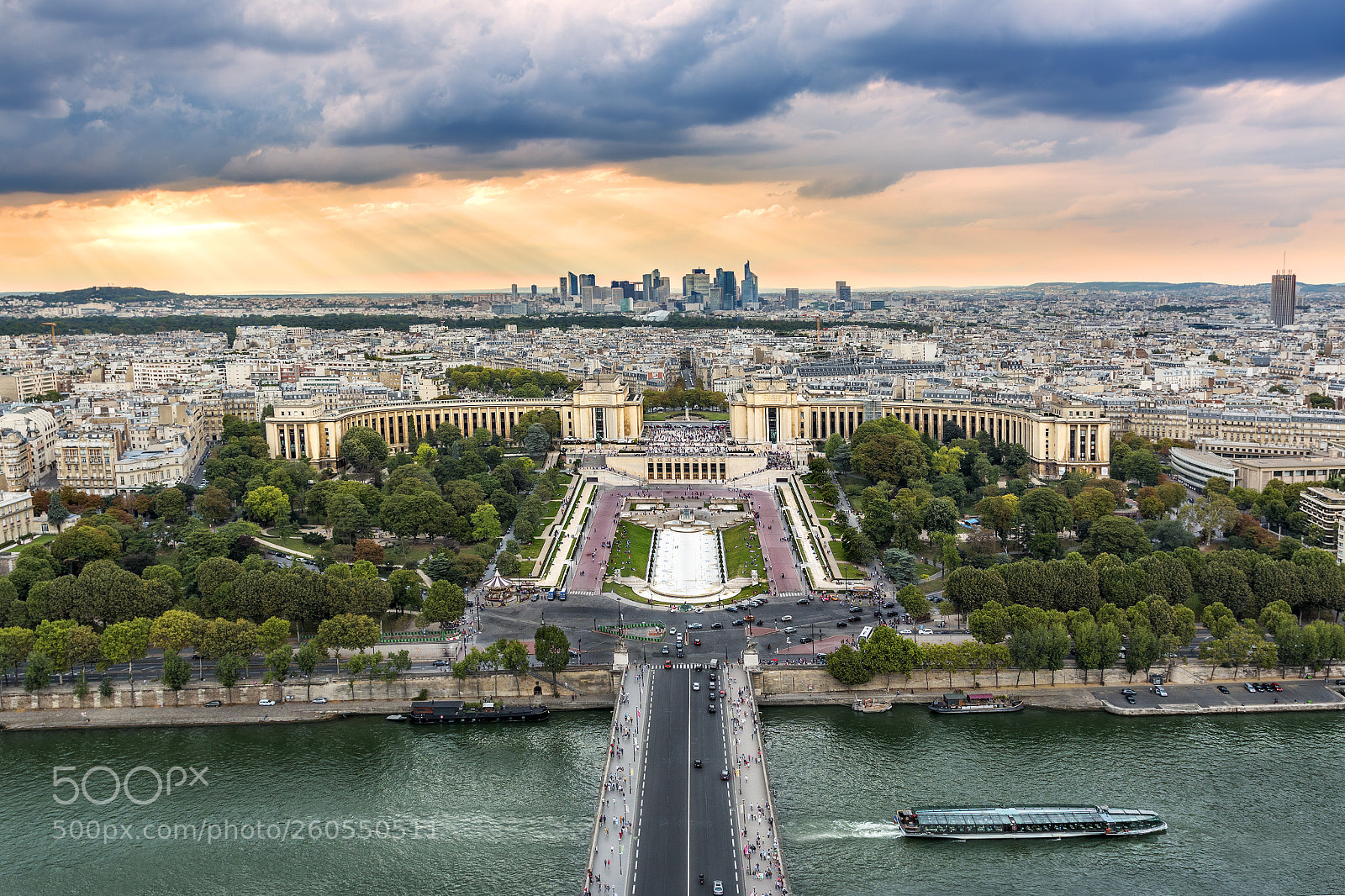 Canon EOS 70D sample photo. Seine river and trocadero photography