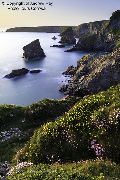 Canon EOS 5D Mark IV sample photo. Spring light (bedruthan steps) photography