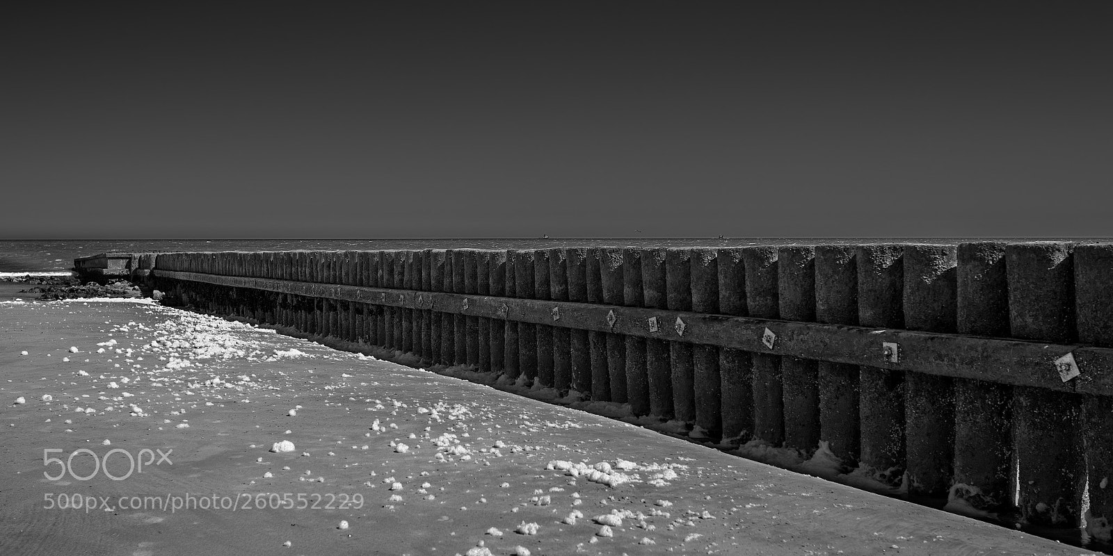 Nikon D810 sample photo. Norderney seascape -wood wall- photography