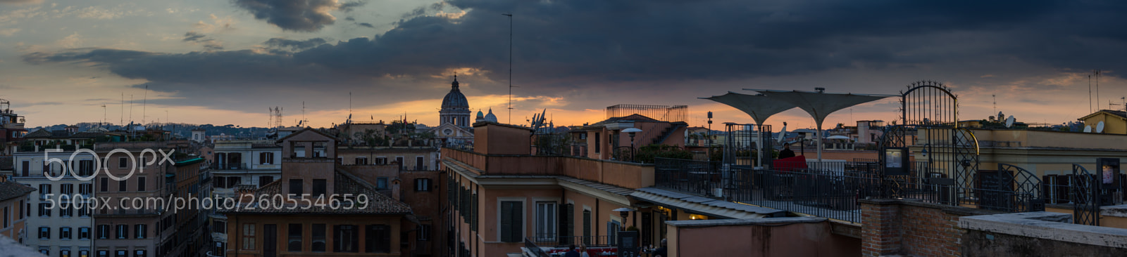 Nikon D7000 sample photo. Sunset over rome photography