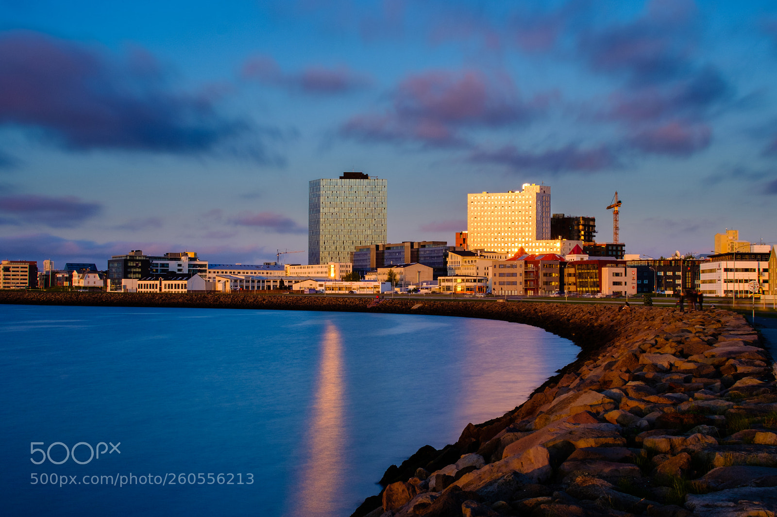 Fujifilm X-T2 sample photo. Sunset - reykjavik city photography
