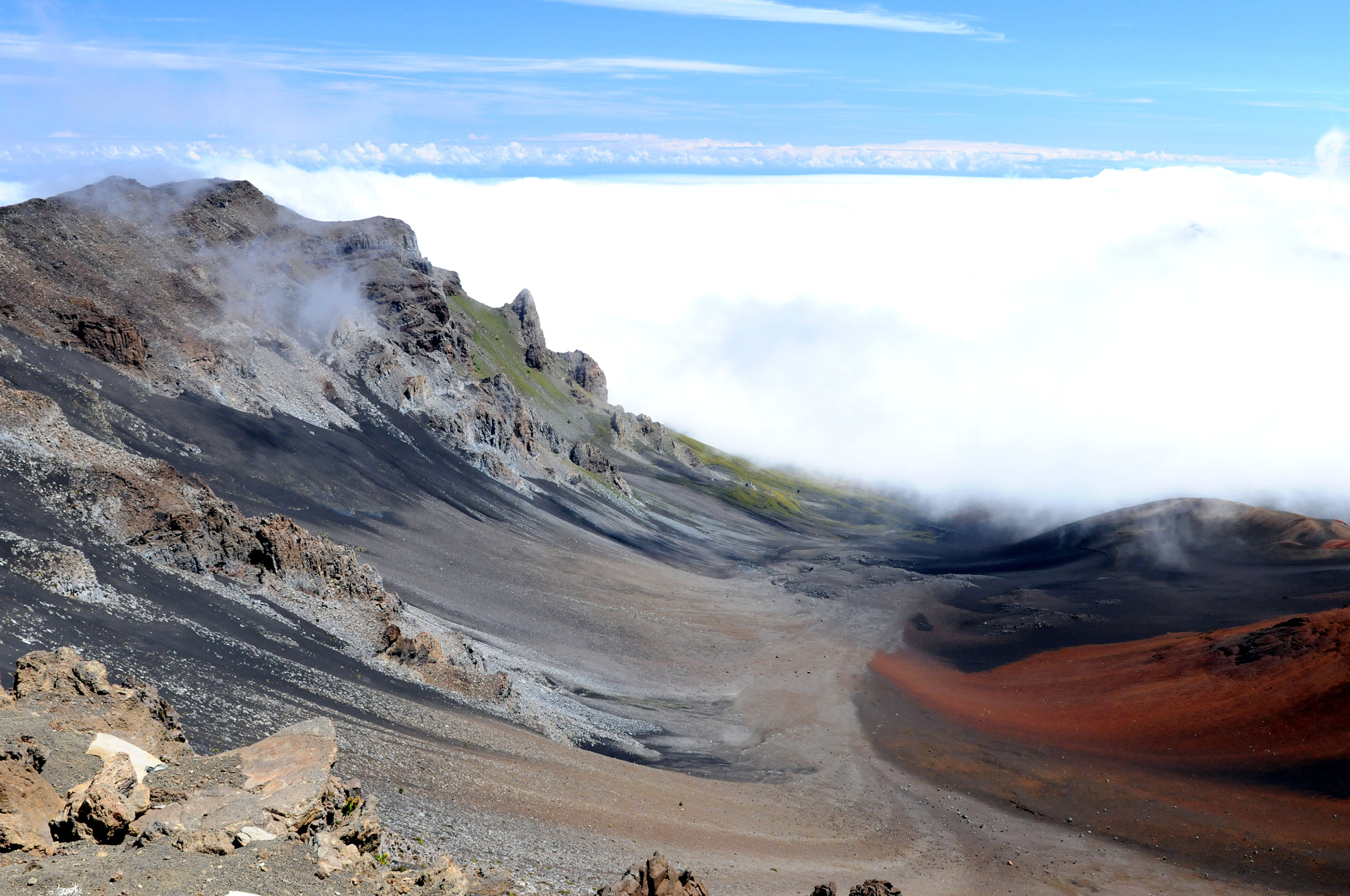Nikon D300 sample photo. A view of the halaekala crater maui hawaii photography
