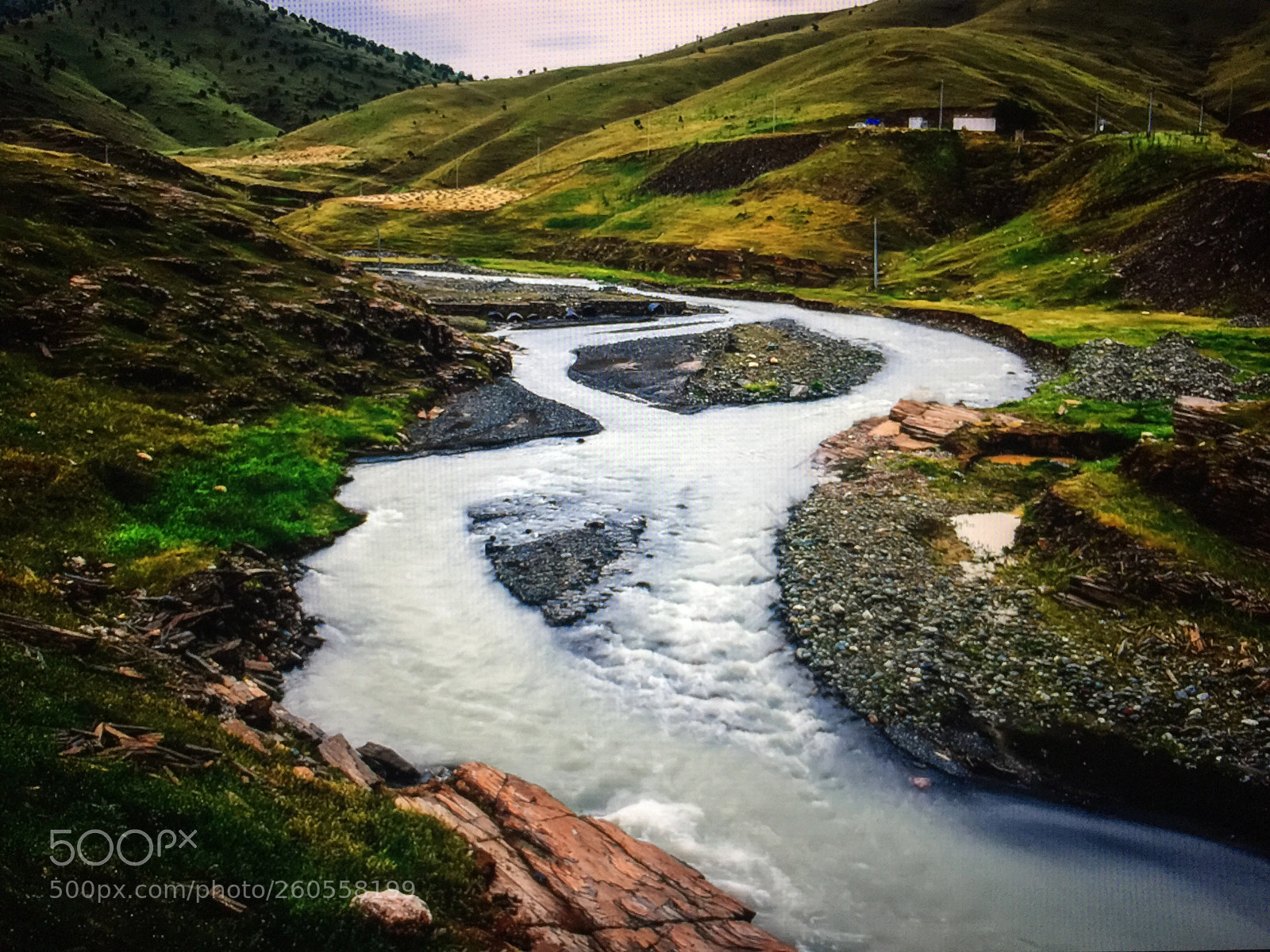 Apple iPhone 6 Plus sample photo. Cyan river photography