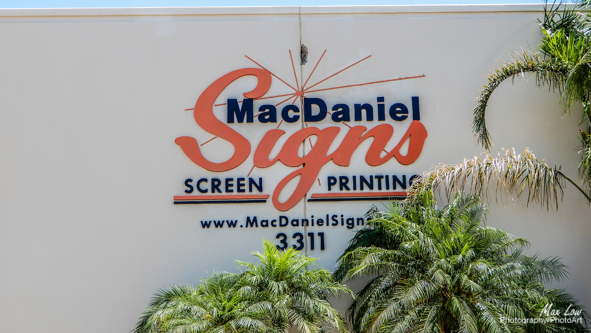 Nikon Coolpix A900 sample photo. Macdaniel signs photography