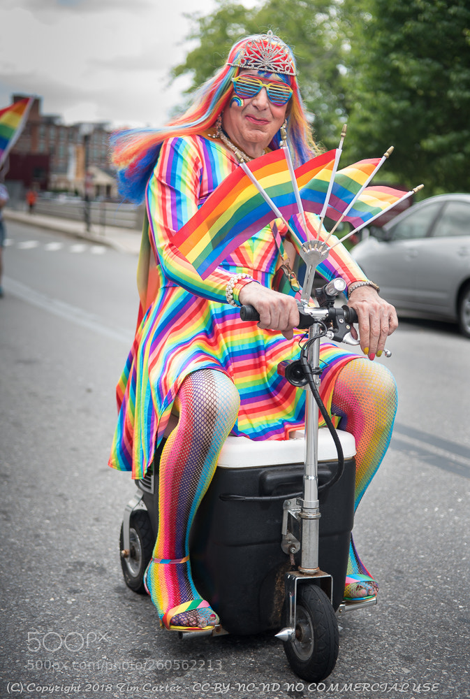 Nikon D750 sample photo. 2018 lowell pride parade photography