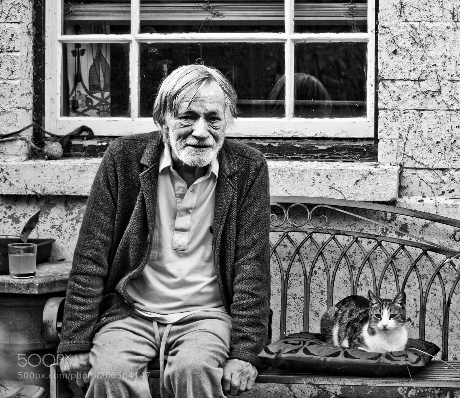 Nikon D7100 sample photo. Man with cat photography