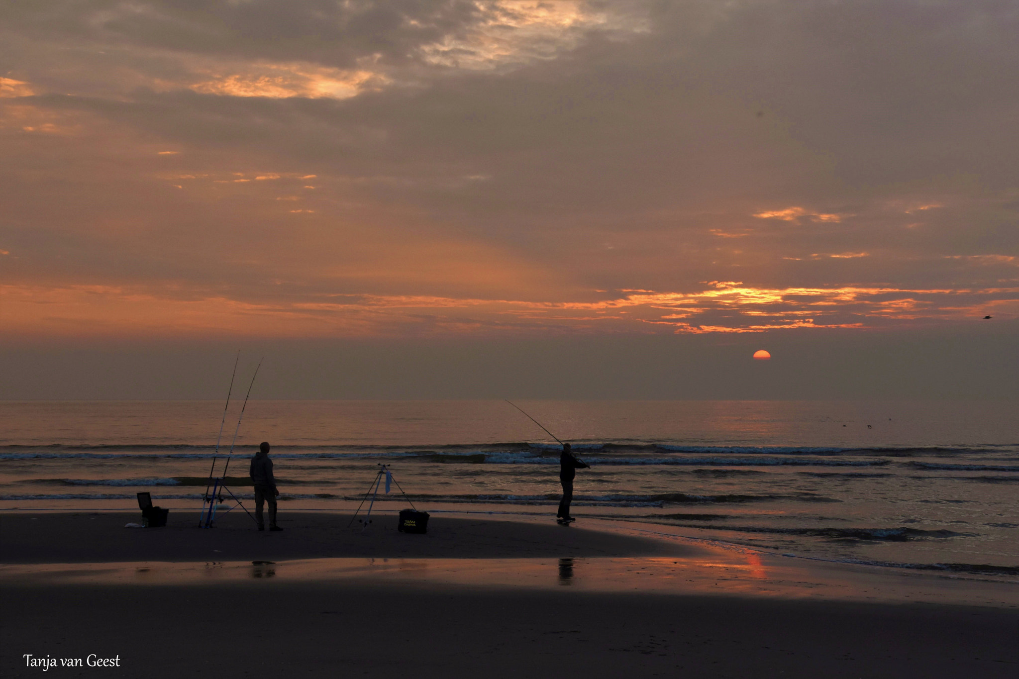Nikon D5500 sample photo. Fishing at sunset photography