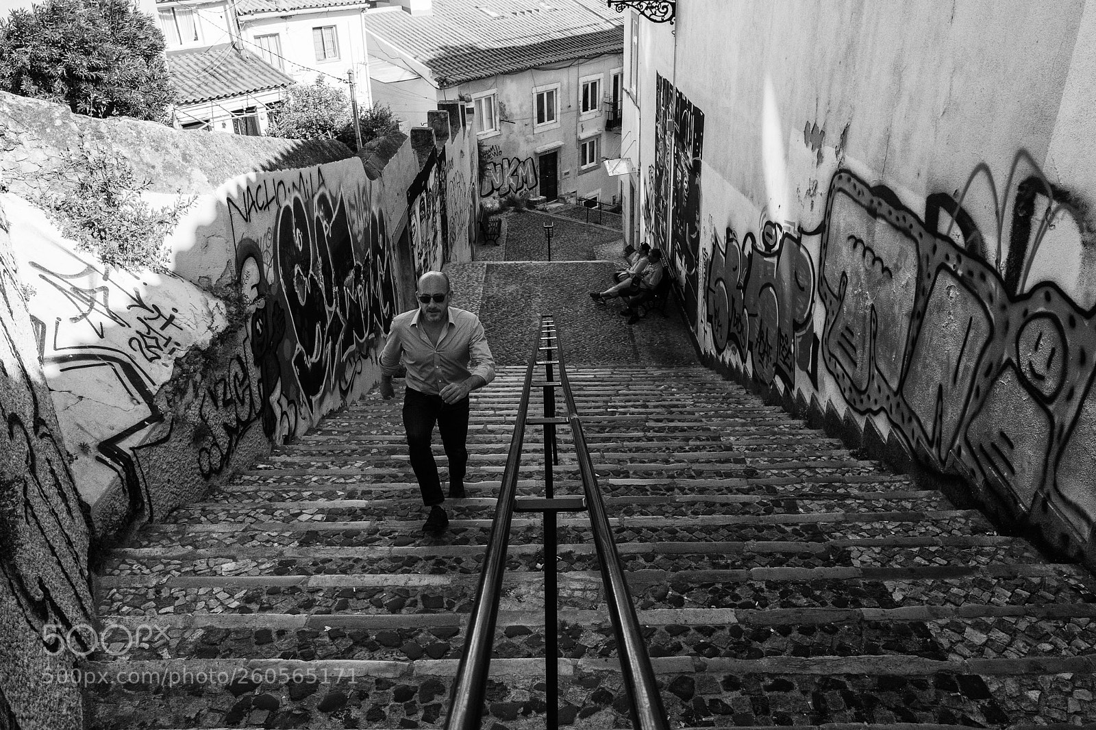 Leica Q (Typ 116) sample photo. Stairs of lisboa photography