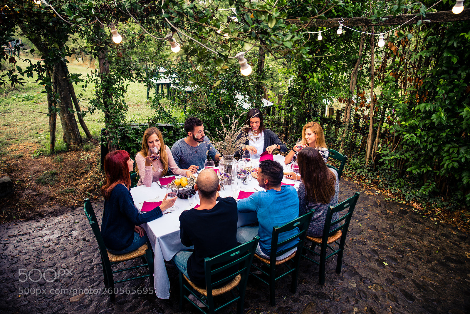 Nikon D610 sample photo. Friends having dinner in photography