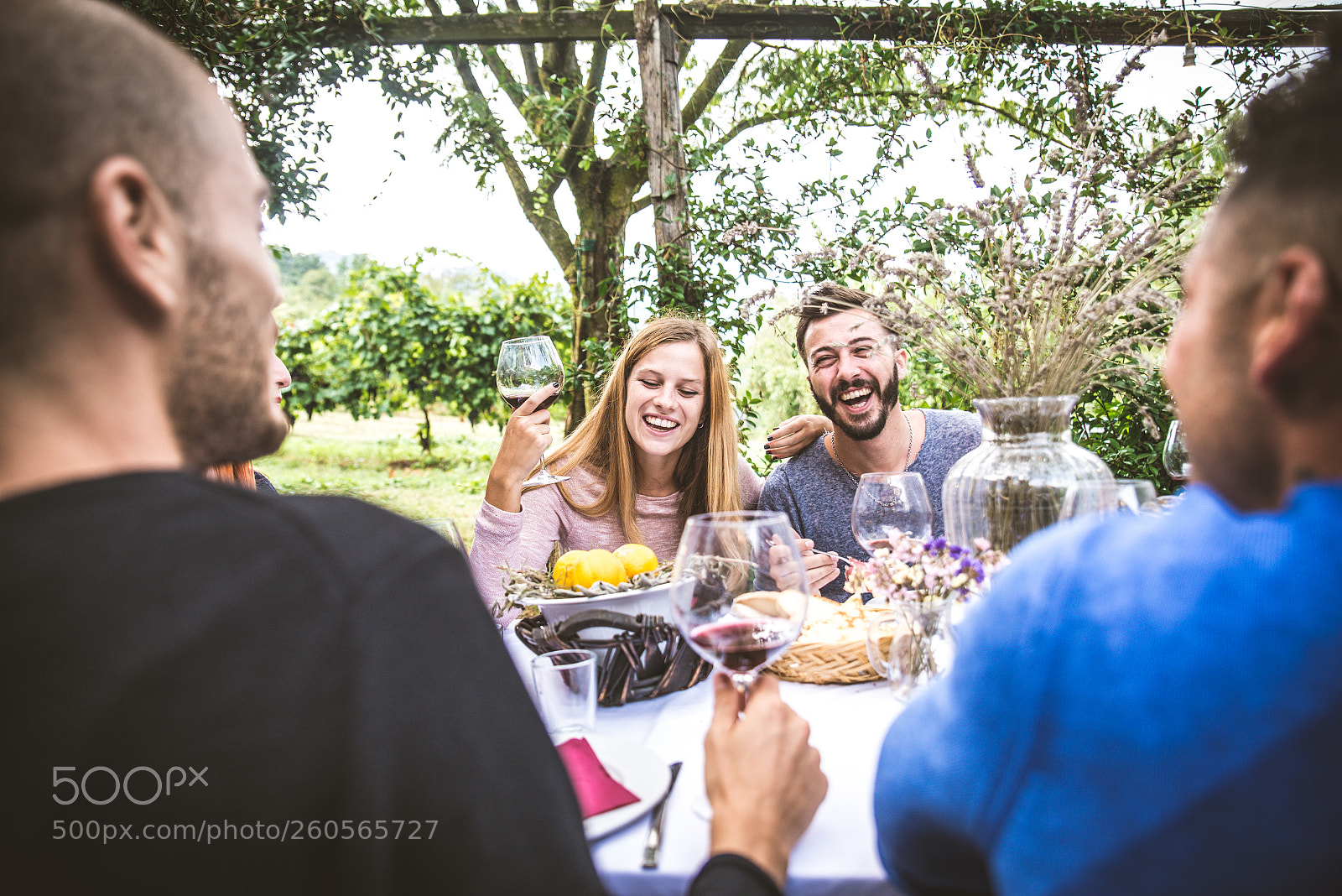 Nikon D610 sample photo. Friends having dinner in photography