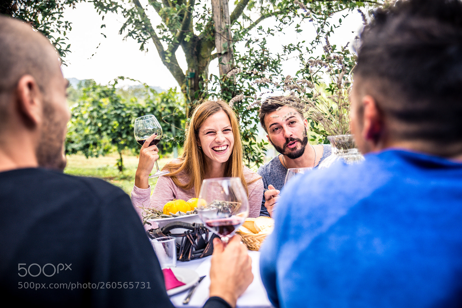 Nikon D610 sample photo. Friends having dinner in photography