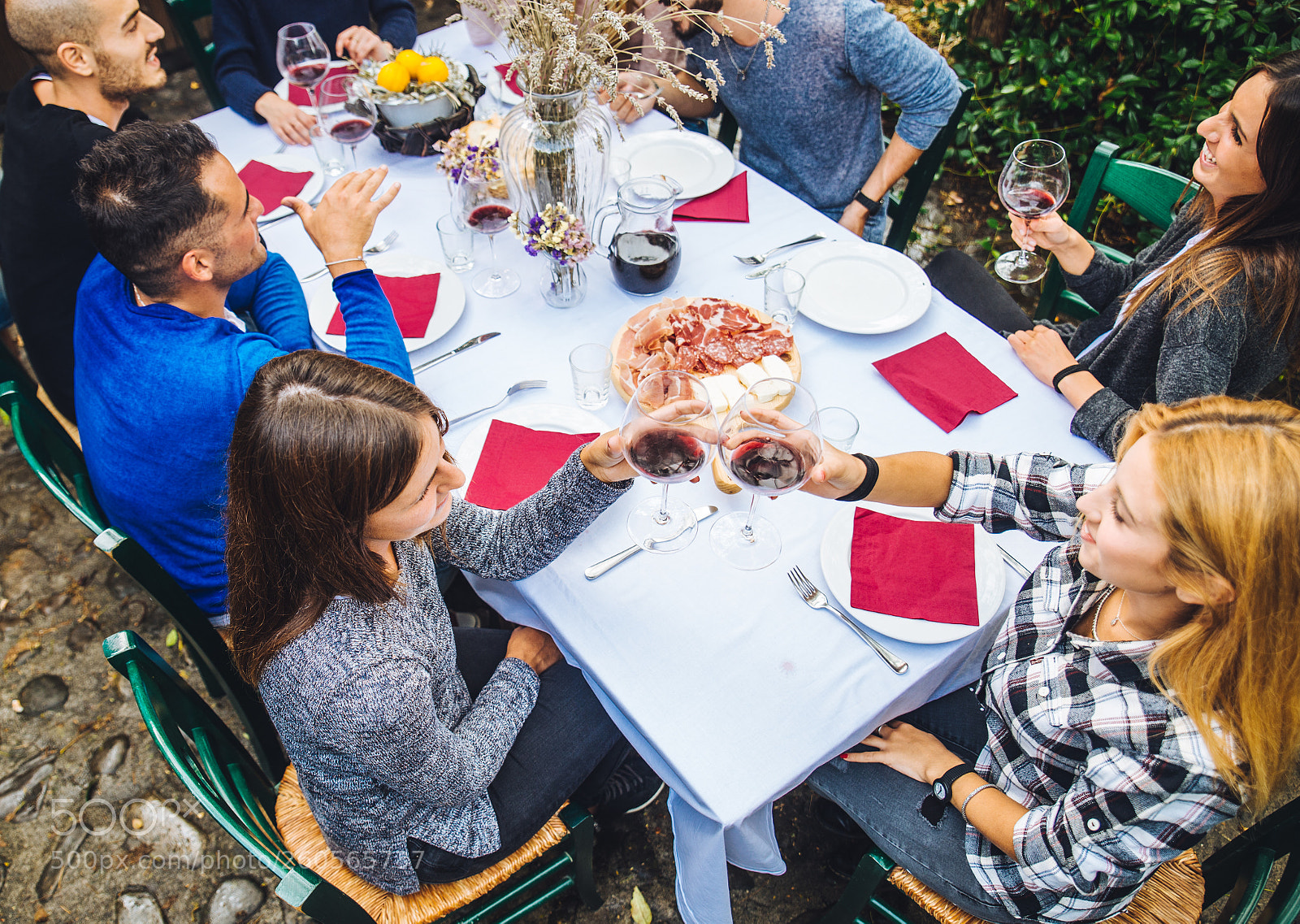 Nikon D610 sample photo. Friends having dinner in photography