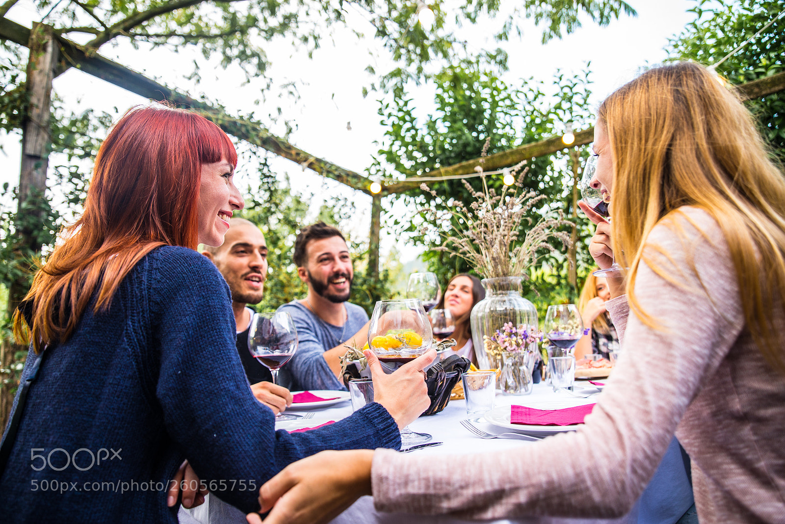 Nikon D610 sample photo. Friends having dinner in photography