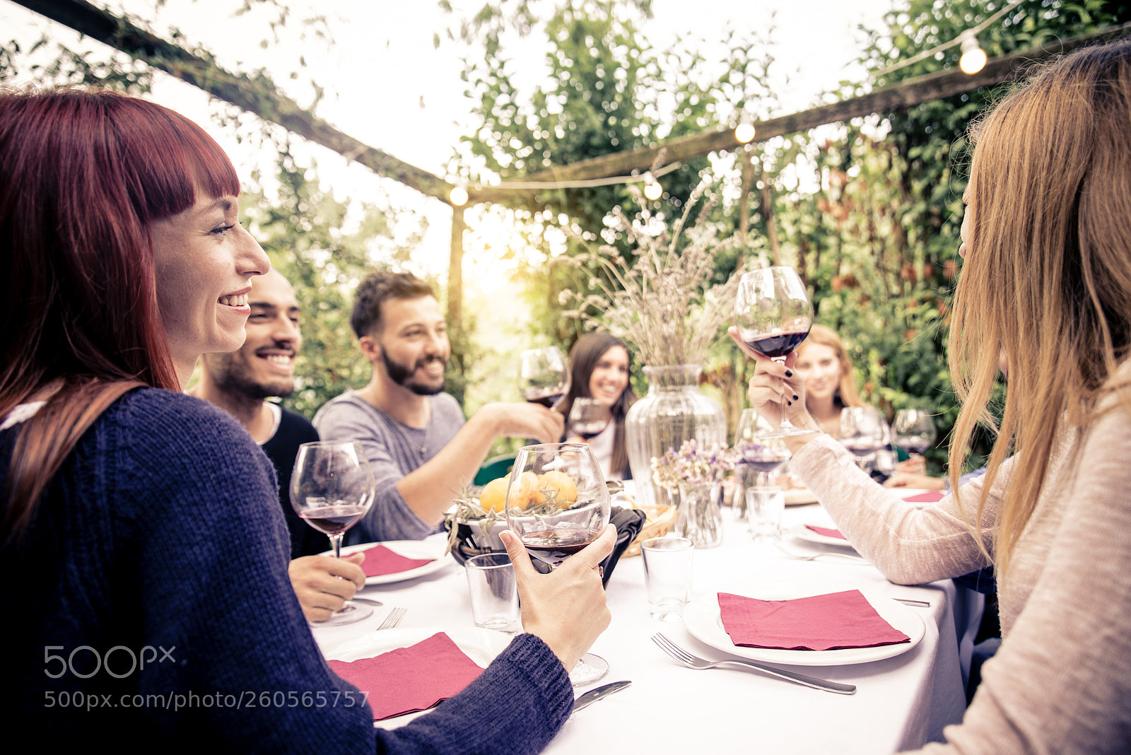 Nikon D610 sample photo. Friends having dinner in photography