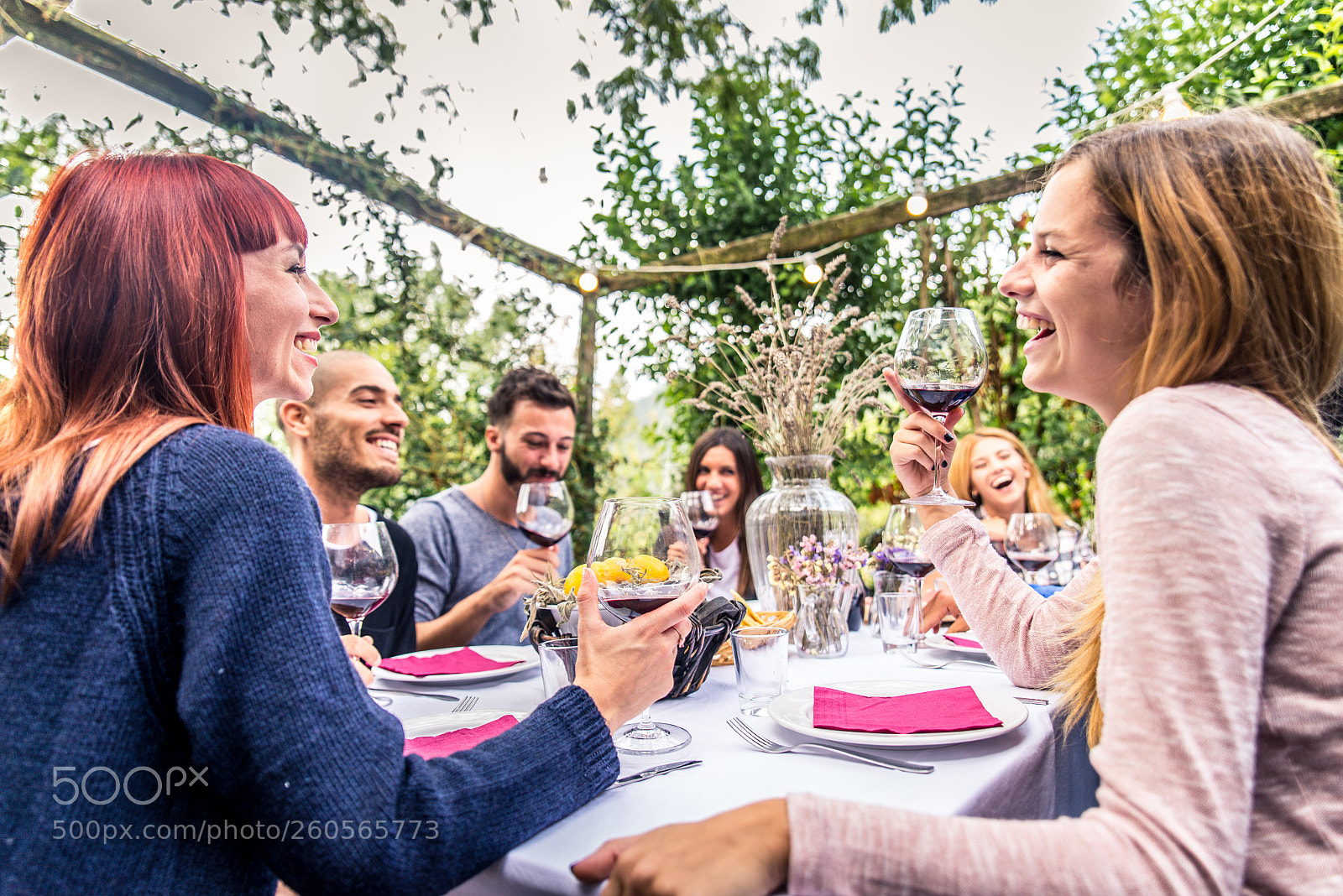 Nikon D610 sample photo. Friends having dinner in photography