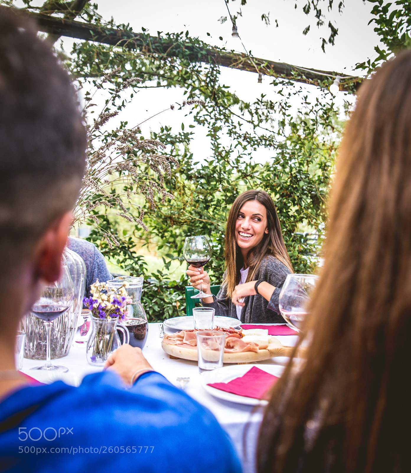 Nikon D610 sample photo. Friends having dinner in photography