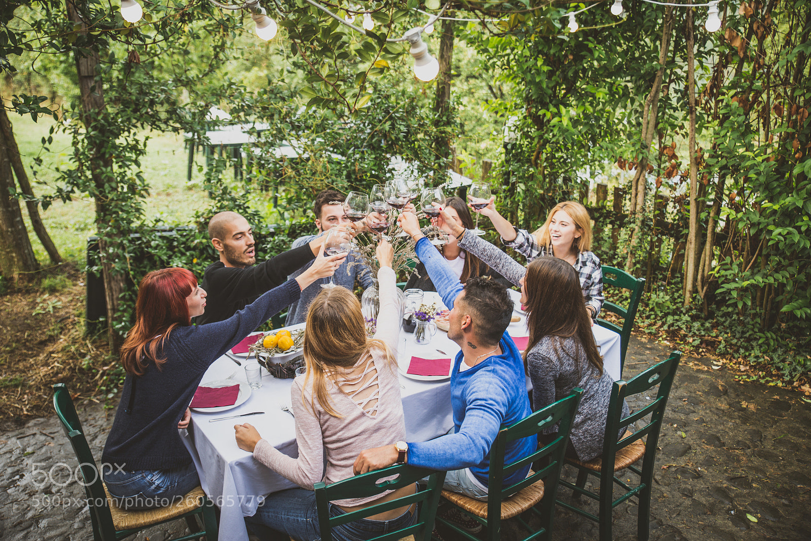 Nikon D610 sample photo. Friends having dinner in photography