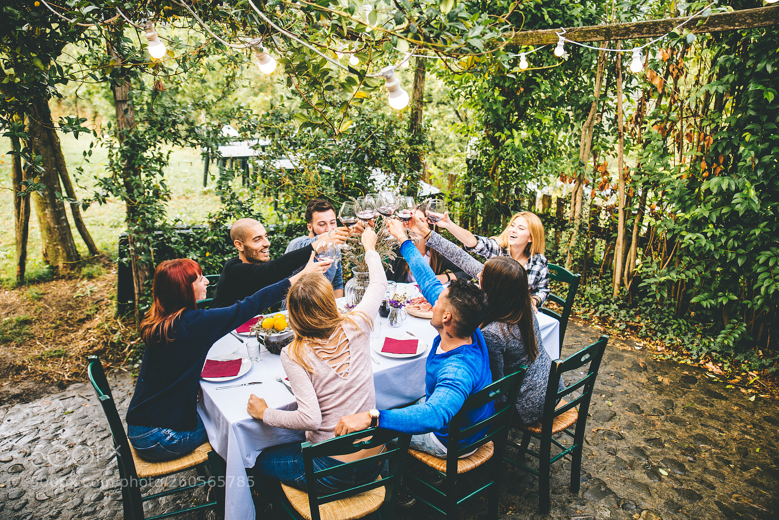 Nikon D610 sample photo. Friends having dinner in photography