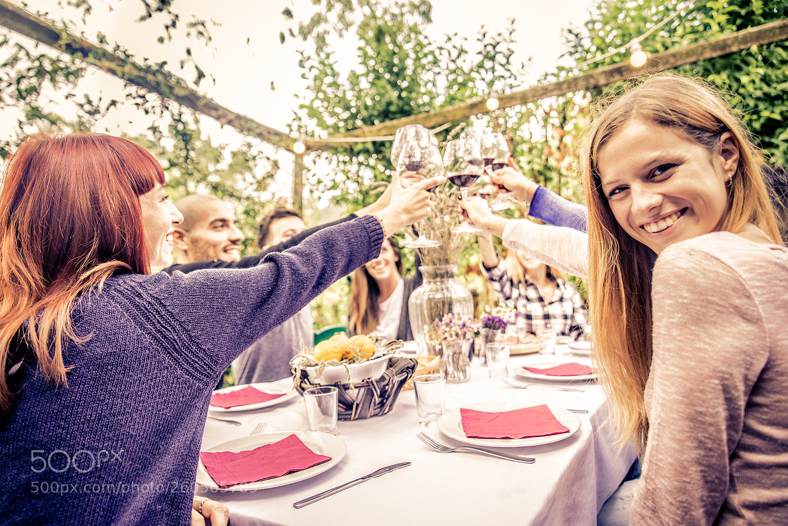 Nikon D610 sample photo. Friends having dinner in photography