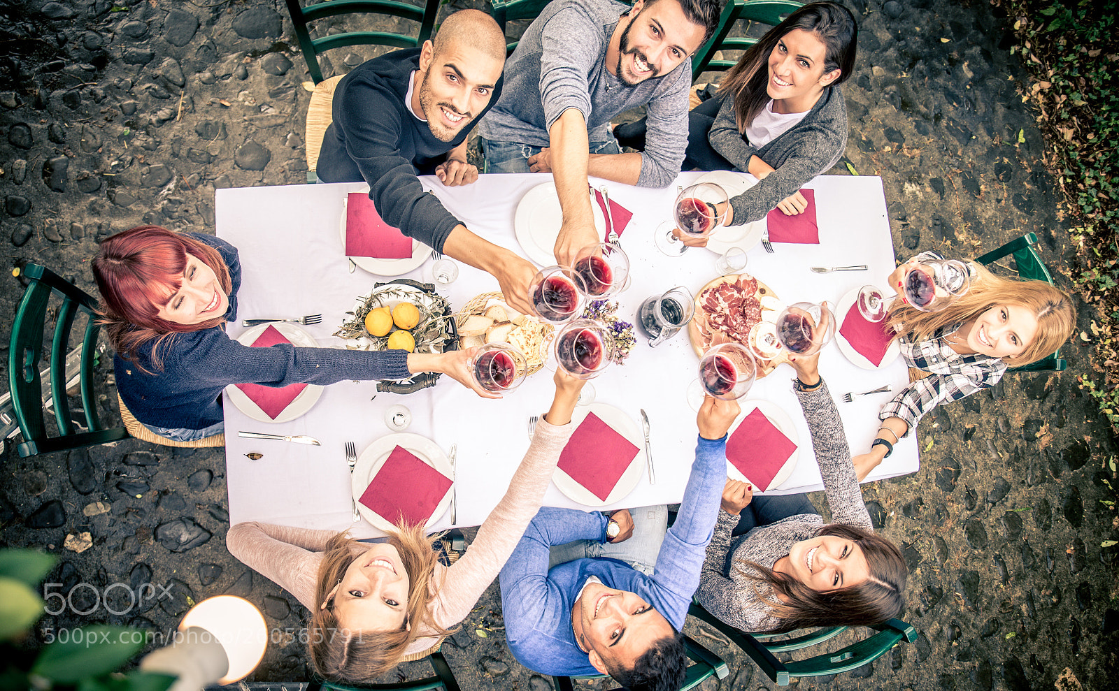 Nikon D610 sample photo. Friends having dinner in photography
