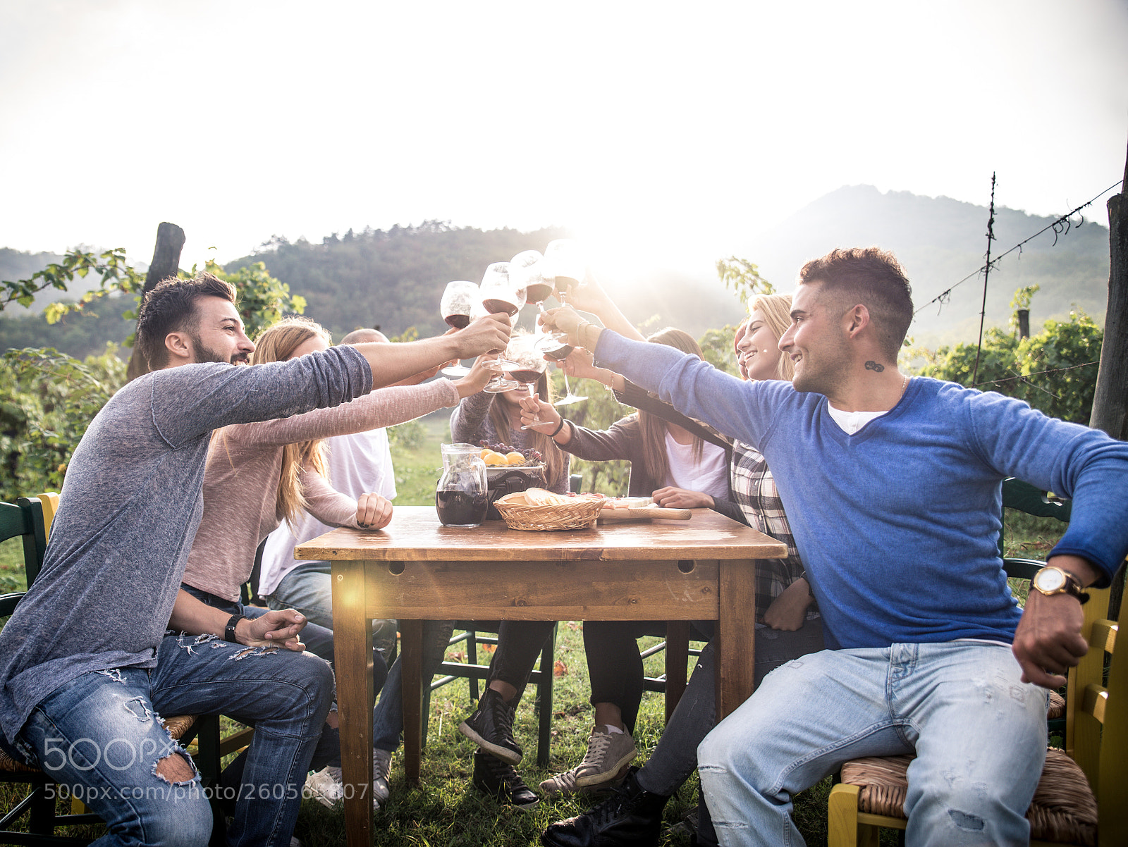 Nikon D610 sample photo. Friends having dinner in photography