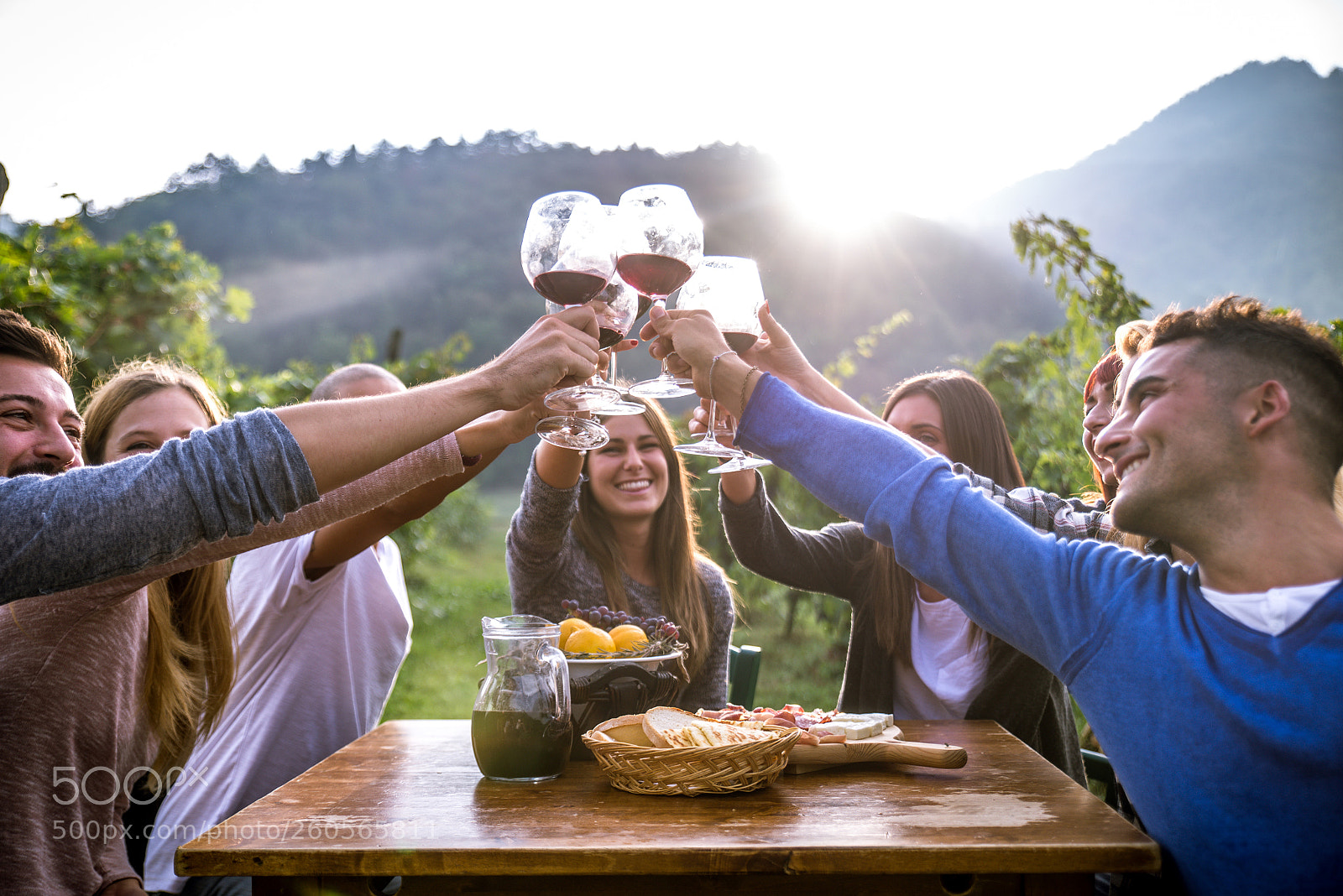Nikon D610 sample photo. Friends having dinner in photography