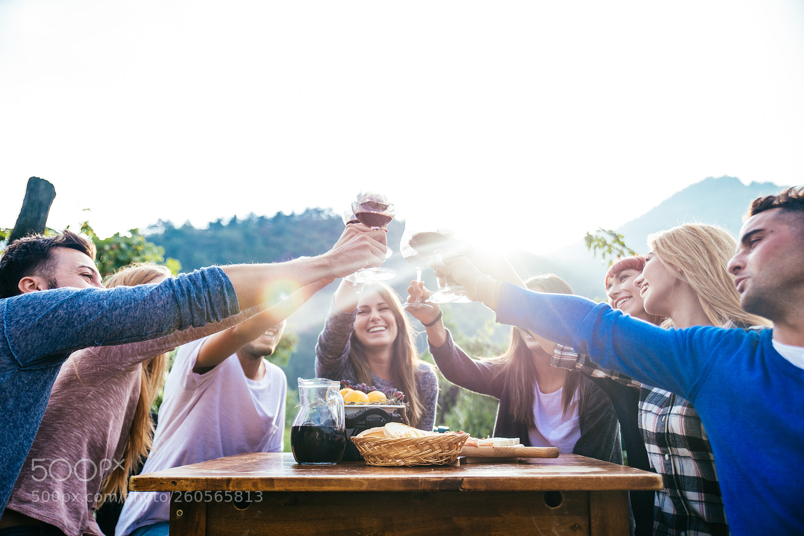 Nikon D610 sample photo. Friends having dinner in photography