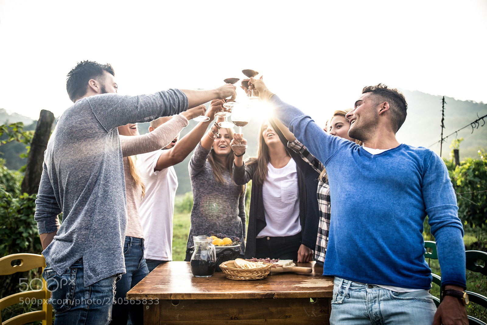 Nikon D610 sample photo. Friends having dinner in photography