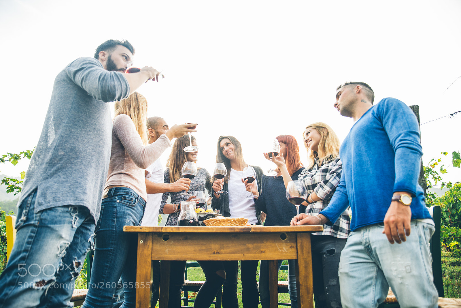 Nikon D610 sample photo. Friends having dinner in photography