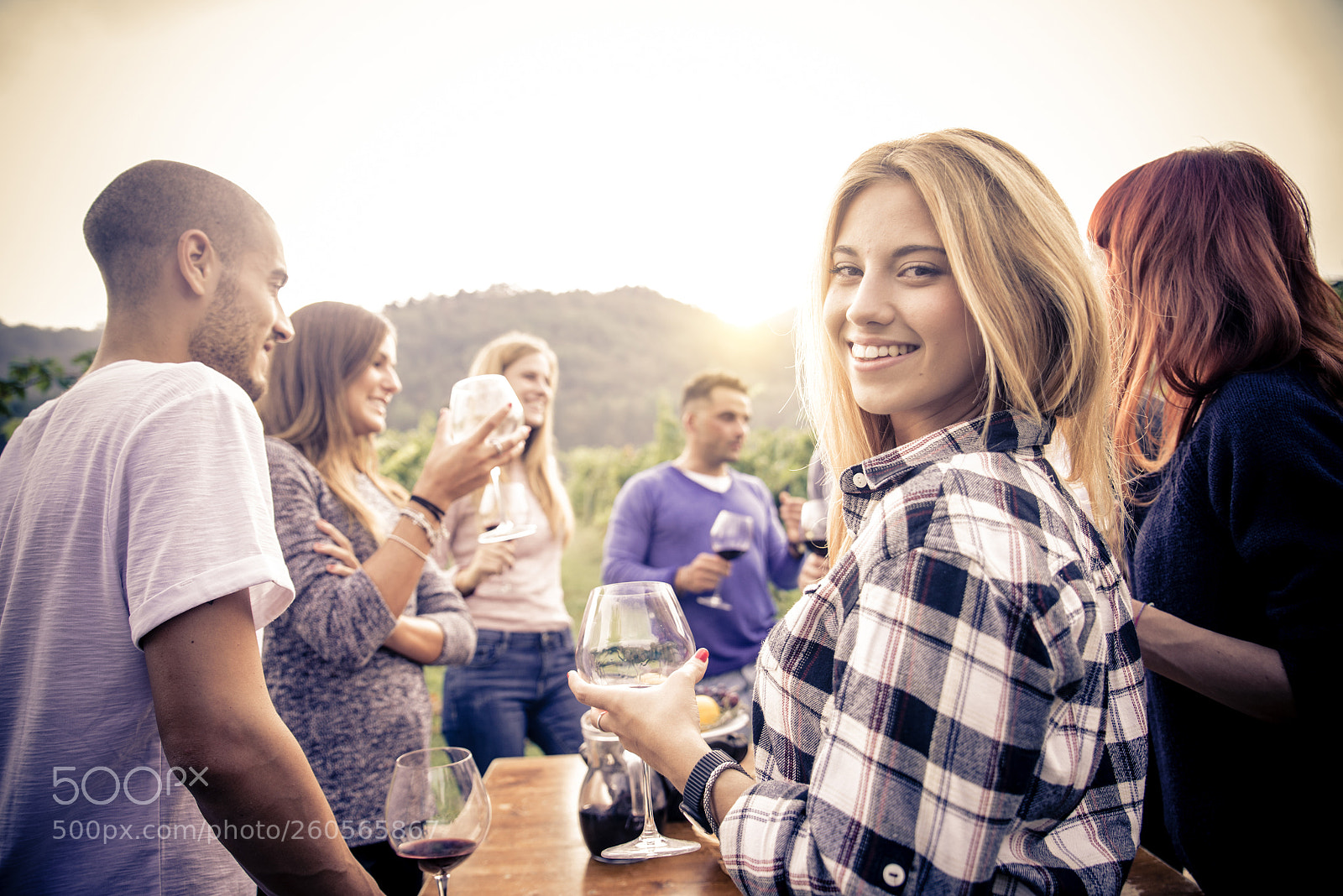 Nikon D610 sample photo. Friends having dinner in photography