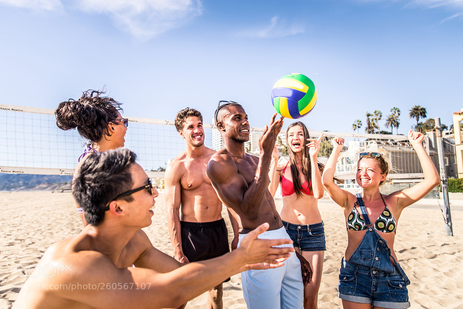 Nikon D610 sample photo. Friends play beach volley photography