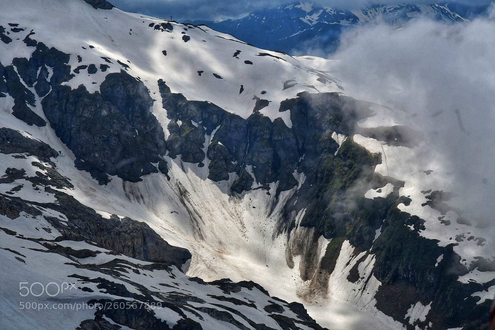 Nikon D500 sample photo. Snow on the mountain photography