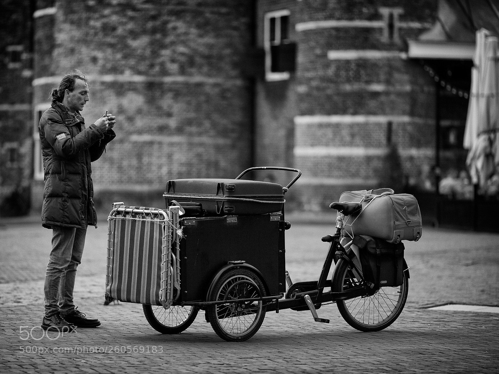 Canon EOS 5D Mark II sample photo. Amsterdam loner photography