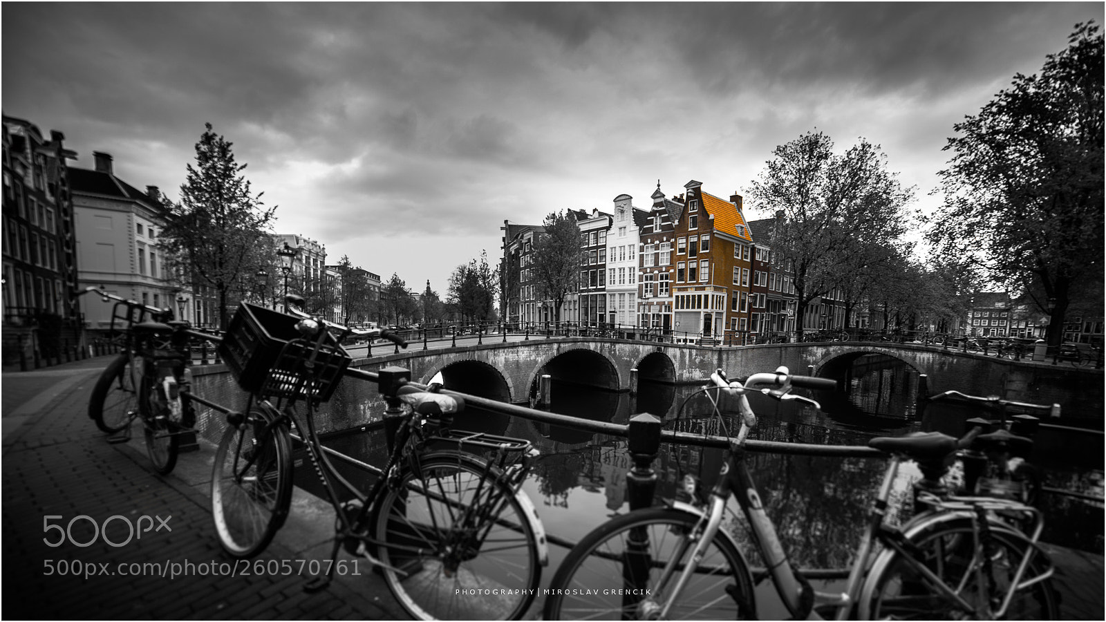 Nikon D610 sample photo. Canal in black and photography