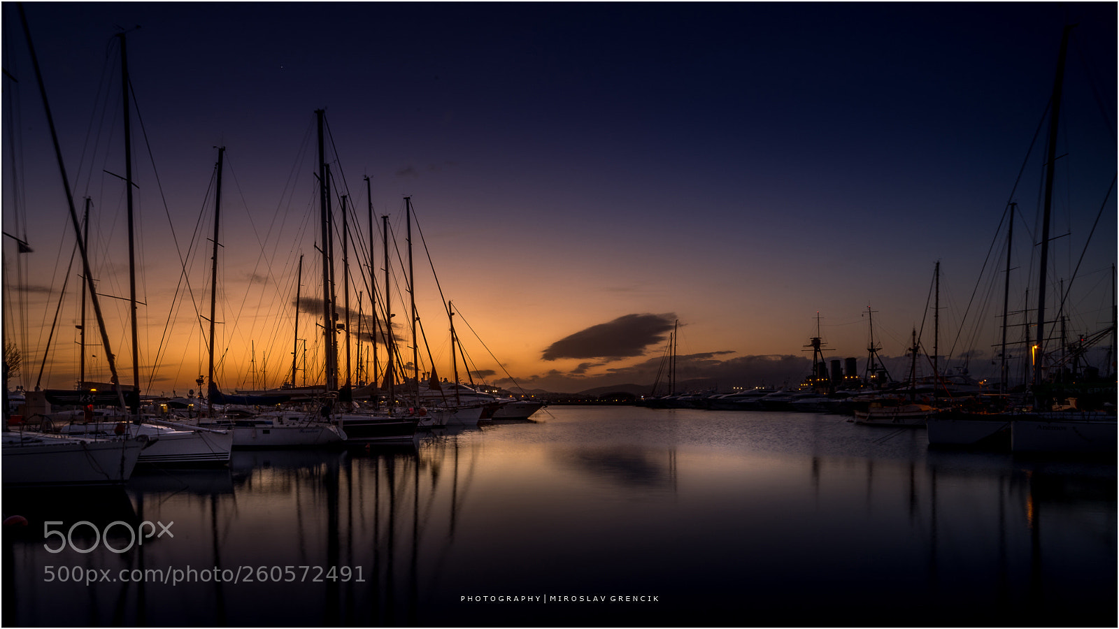 Nikon D610 sample photo. Night in harbour, athens photography