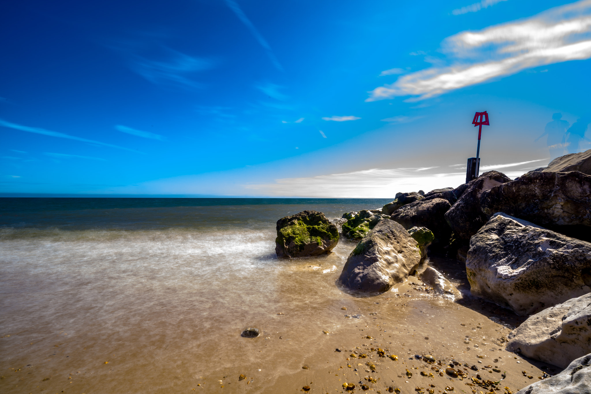Pentax K-1 Mark II sample photo. Sea rocks left photography
