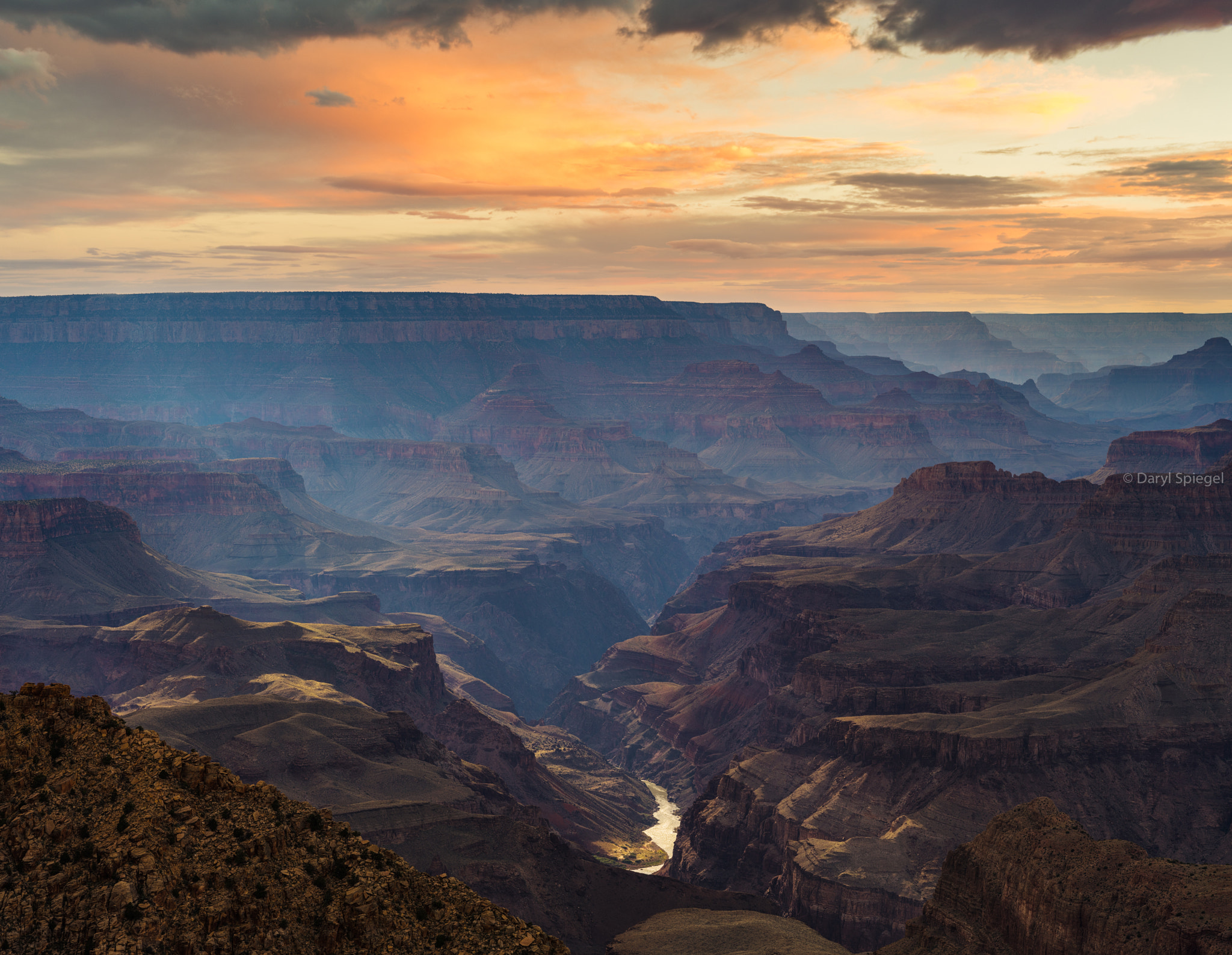 Pentax 645Z sample photo. Sunset over the canyon photography