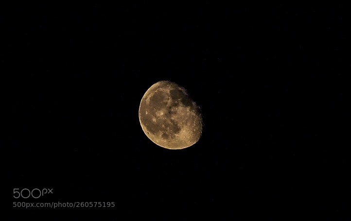 Olympus OM-D E-M10 II sample photo. ~ moon photography