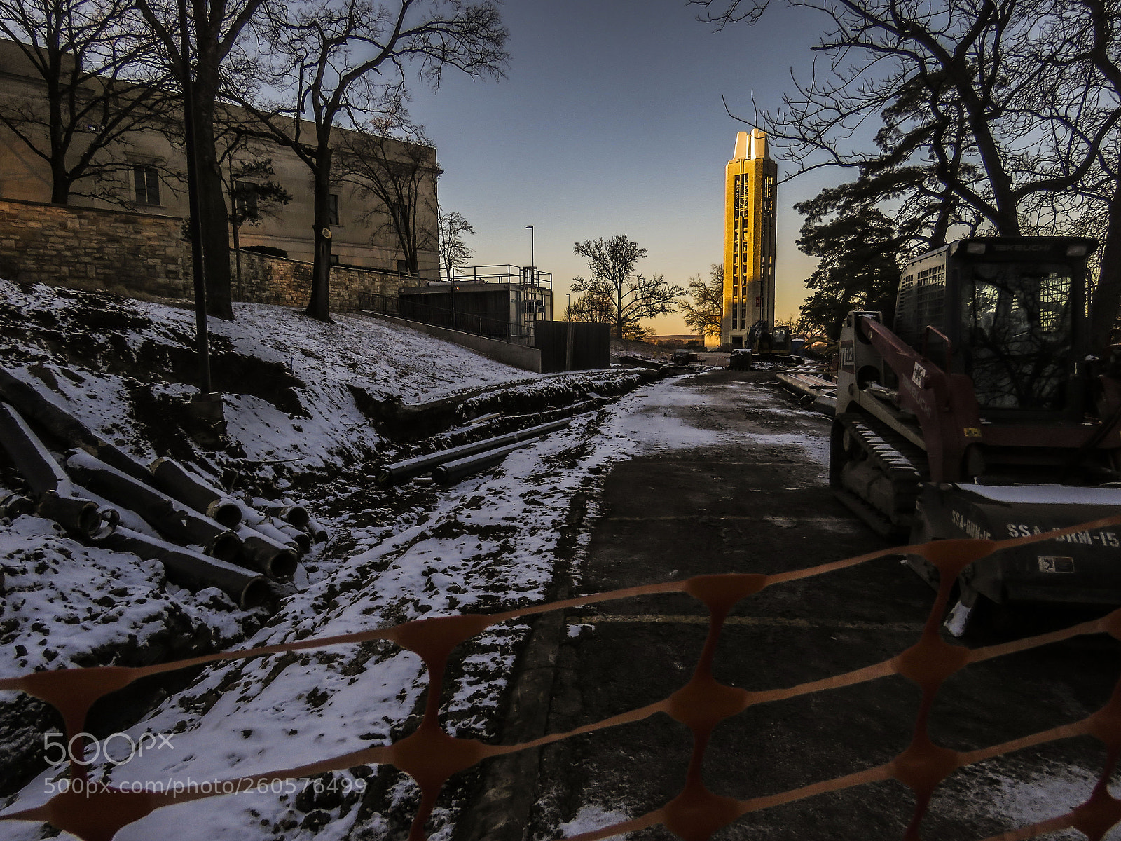 Canon PowerShot SX60 HS sample photo. Campanile in the winter photography