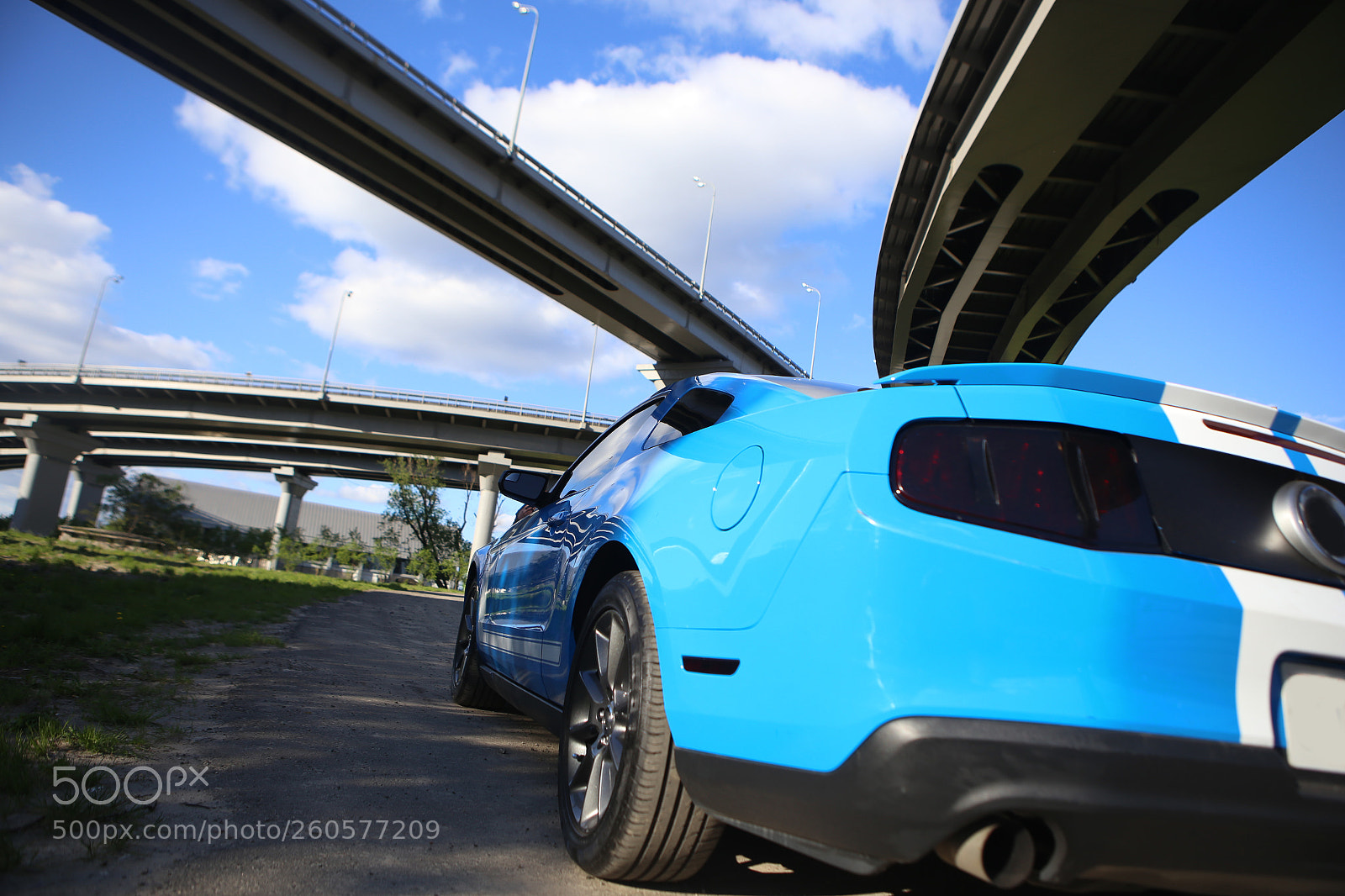 Canon EOS 6D sample photo. Sports car fashionable blue photography