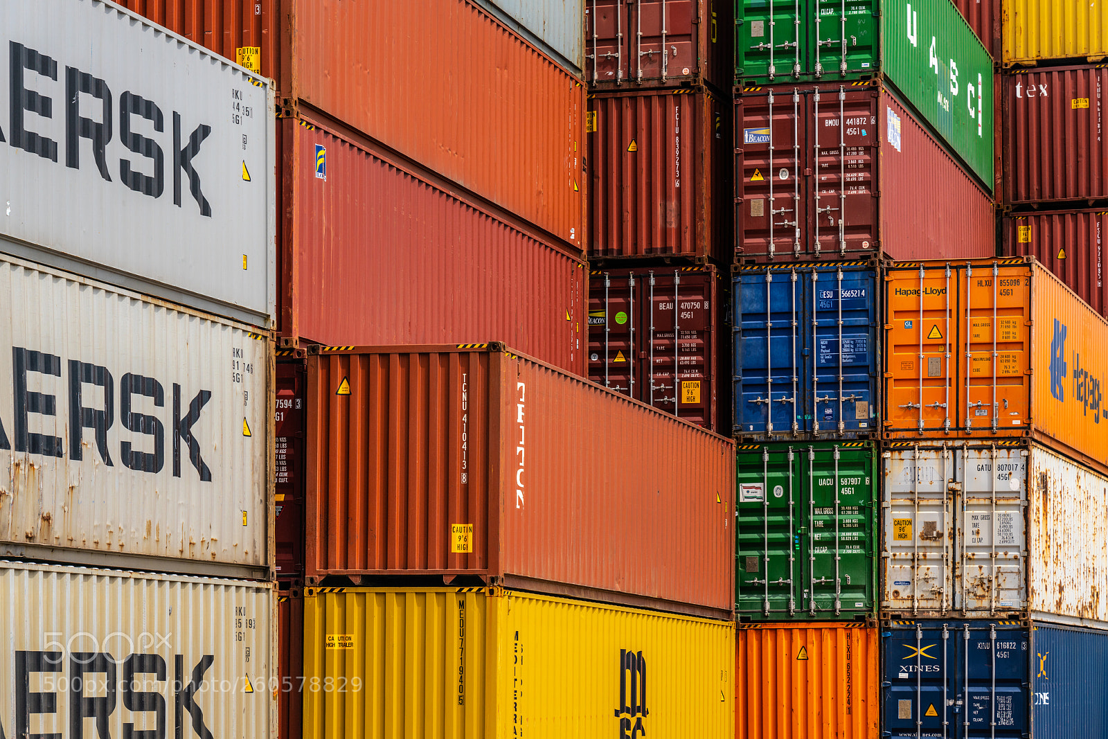 Sony a7R III sample photo. Container photography