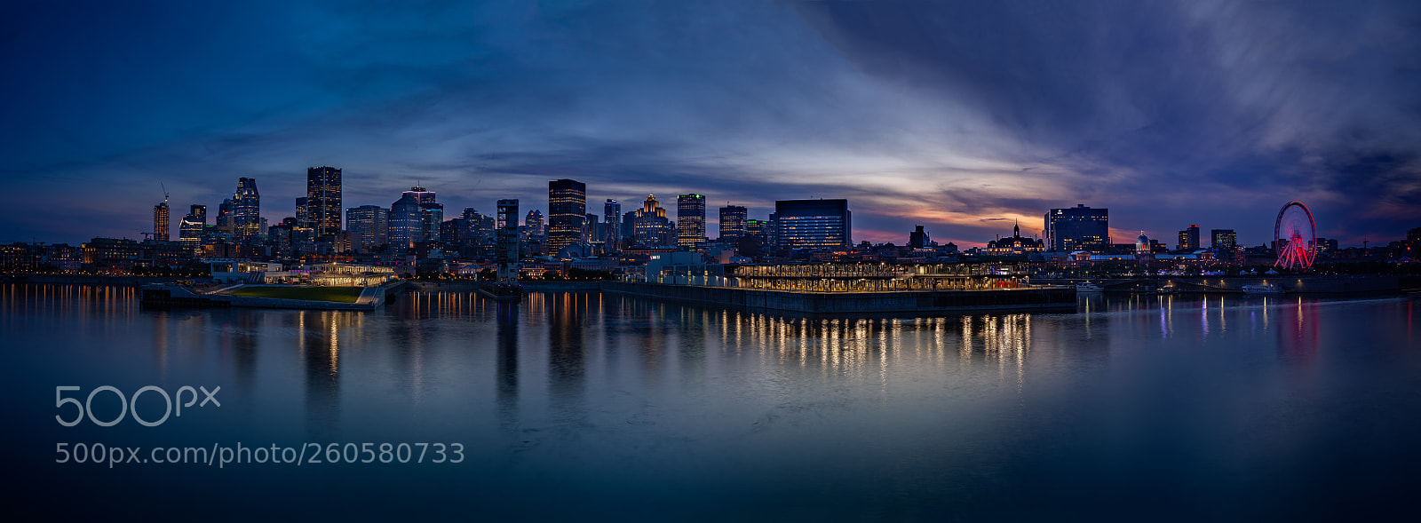 Canon EOS 5D Mark II sample photo. Montréal night view photography