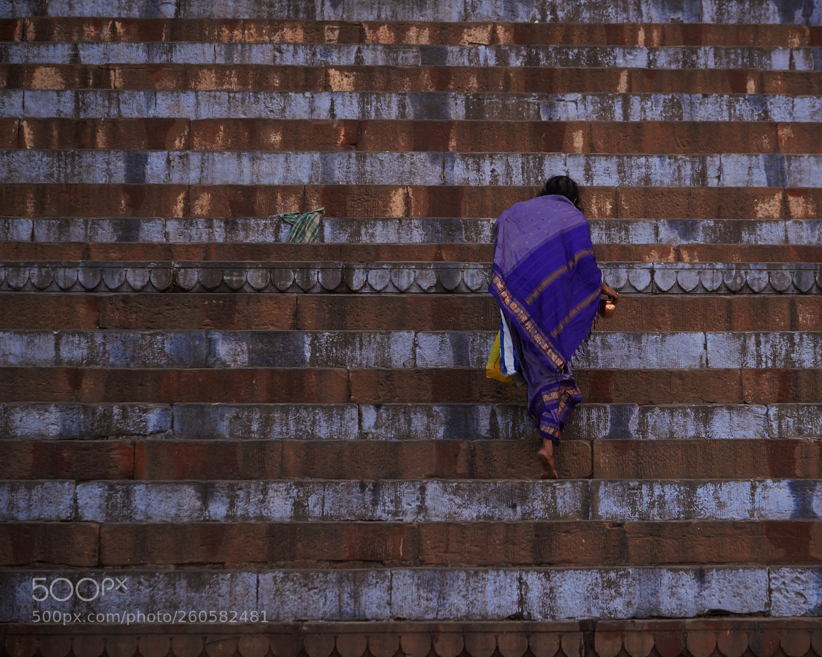 Nikon D800 sample photo. Walking up a ghat photography