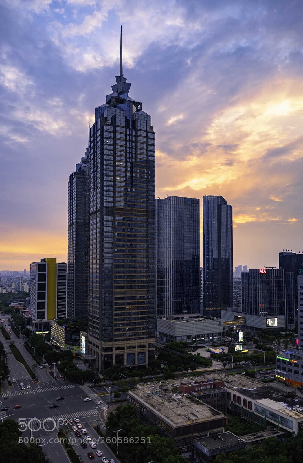 Sony a7R III sample photo. Suzhou skyscraper photography