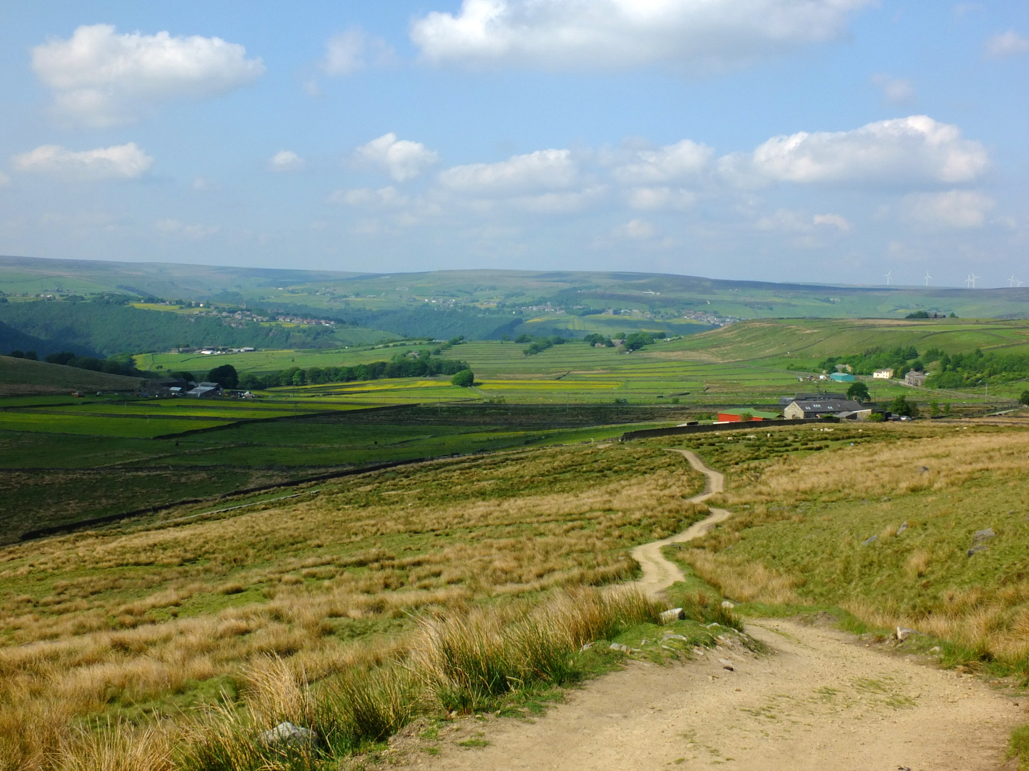 Fujifilm X-S1 sample photo. Moorland path near stoodley pike in west yorkshire photography