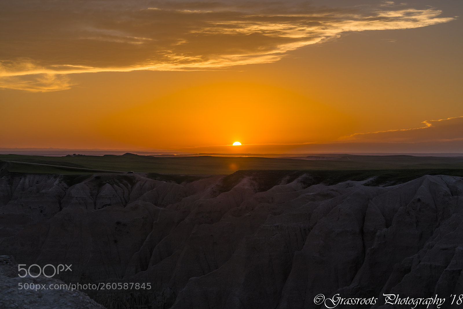 Nikon D850 sample photo. Sunset in the badlands photography